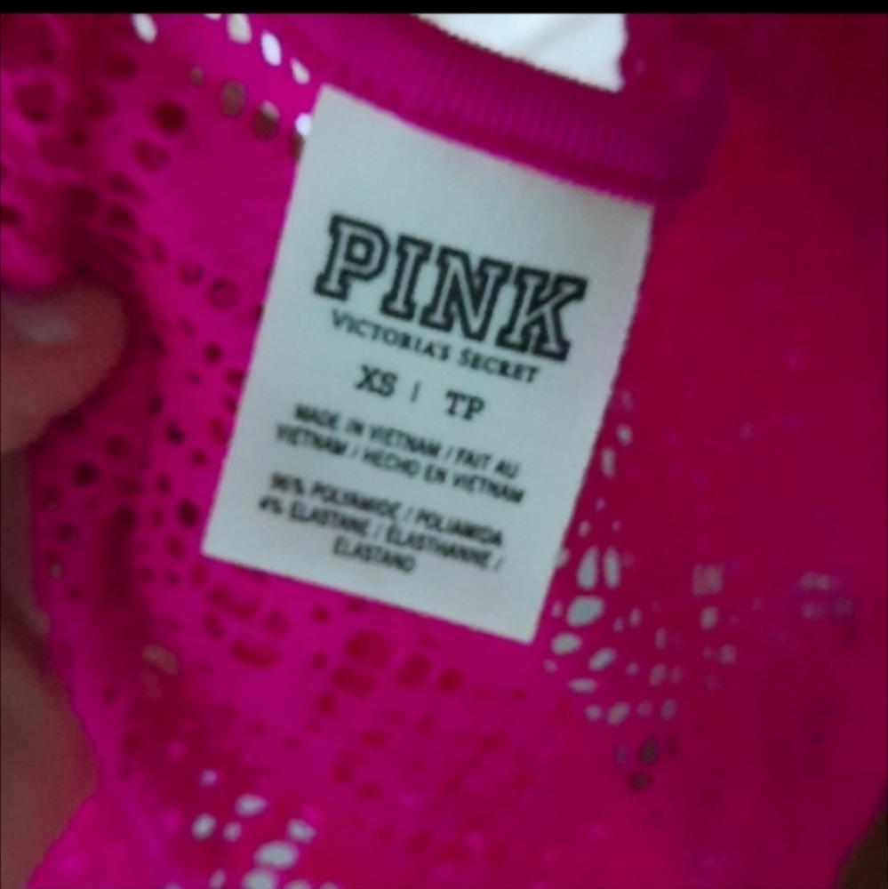 **Like new** PINK bikini top cover-up - Picture 2 of 4